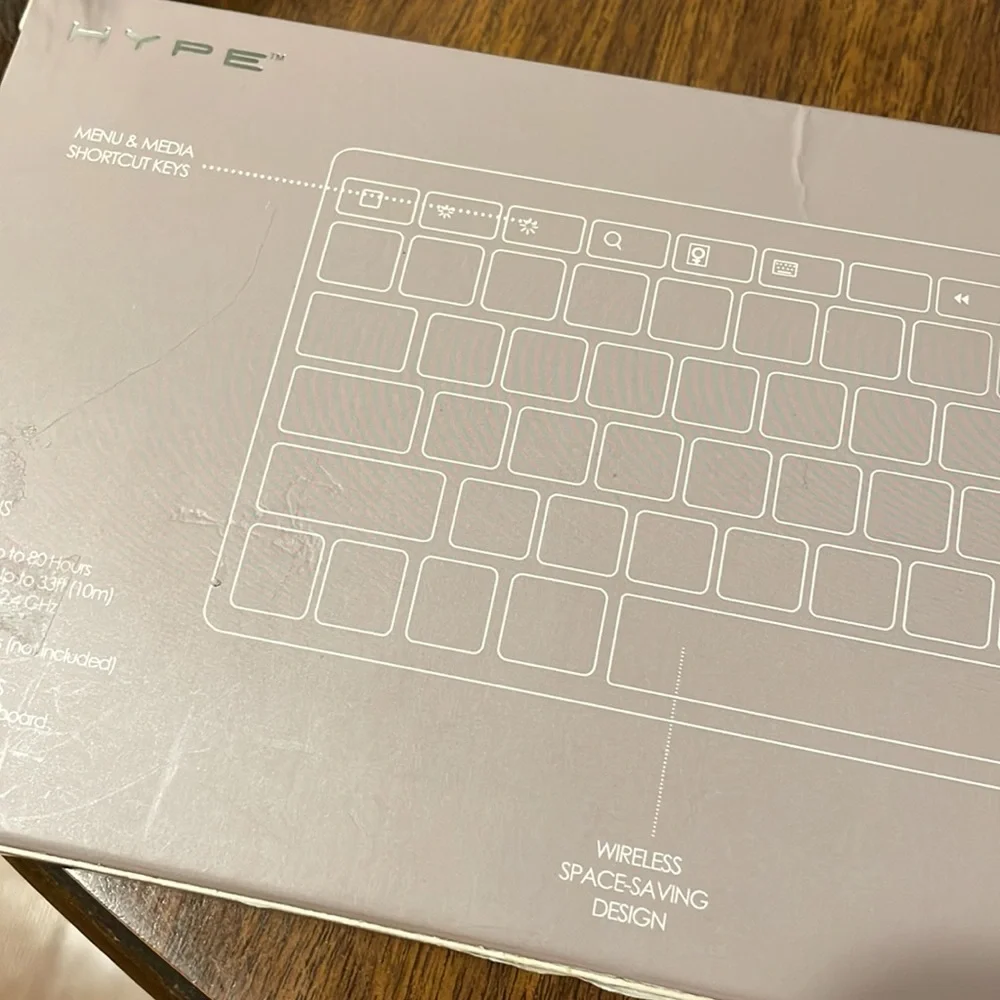 Bluetooth ultraslim keyboard